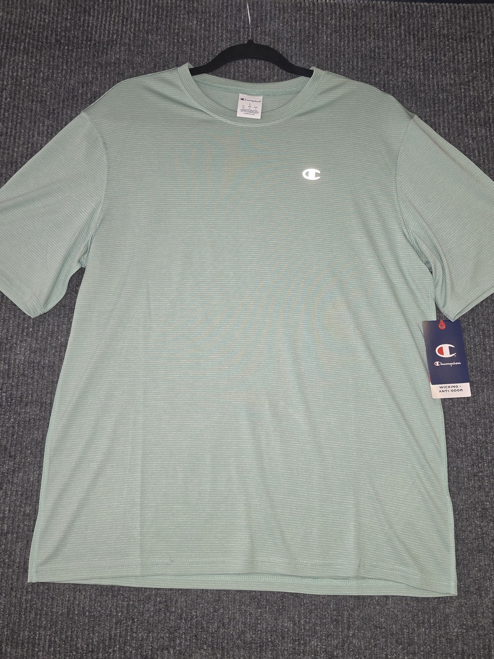 NWT Champion Mint Green Short Sleeve Athletic Tee - Picture 1 of 4